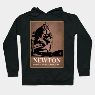 Sir Isaac Newton Apple Gravity Hoodie